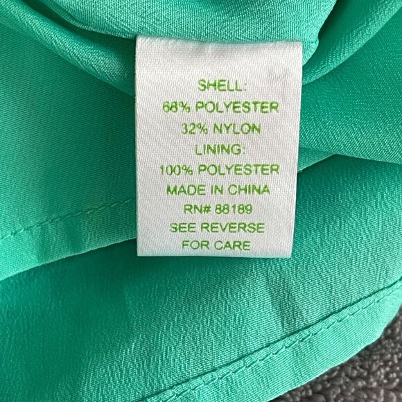 Lilly Pulitzer Dress Womens 0 Turquoise Lace Helene Lagoon Scalloped Trim Sheath - Picture 12 of 16